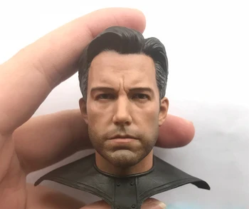 1/6 Big Ben Bruce Wayne Ben Affleck Head Sculpt Com Gola Homem Rico Cabeça que se Encaixam 12