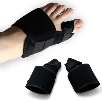 1 cama macia joanete dispositivo de correção de dedo do pé de separação tala de correção do hálux valgo, pé de cuidados de pé órtese