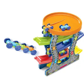 1 Conjunto Detalhado da Trilha Brinquedo das Crianças da Trilha de Veículo de Brinquedo Multifuncional DIY