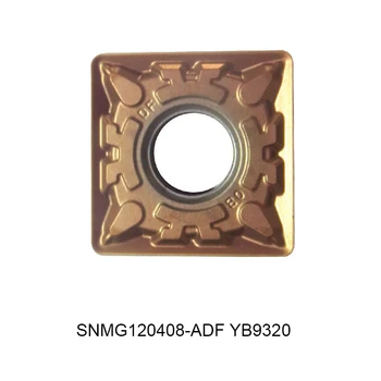 100% Original SNMG SNMG120408-ADF YB6315 SNMG120408-ADF YB9320 Fora do Quadrado de Controle NUMÉRICO de Pastilhas de metal duro ferramentas de Corte