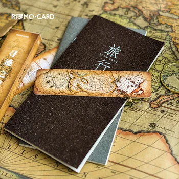 10packs Retro Wolrd Viajar Mapa de Indicadores para a Novidade Livro guia de livros Criativo Papel de Marcador de livro, marcadores de