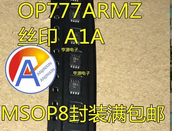 10pcs 100% original novo OP777 OP777ARMZ Serigrafia A1A Precisão Fornecimento Único Amplificador Operacional MSOP8
