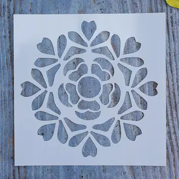 15 cm Decorativos Camadas de Flores Stencils para DIY Scrapbooking/álbum de fotos Decorativo em Relevo o Papel de DIY Cartões de Artesanato