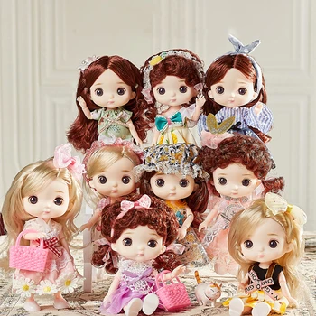 16cm Roupas de Boneca Princesa vestido de Bebê, Roupa Diária, Casual, Acessórios Saia de Brinquedos para Meninas Diy Presente
