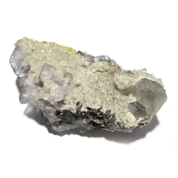 180g C2-2 Natural Roxo Fluorite Mineral Cristal Amostra De Yaogangxian PROVÍNCIA de Hunan CHINA
