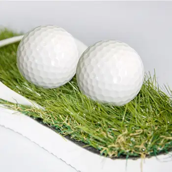 3Pcs Simples Eco-friendly Compacto e Resistente ao Impacto de Bolas de Golfe Soft Curso Essencial para Esportes Bolas de Golfe Buraco Prática Bola