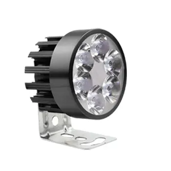 4 LED de Moto Luz Farol, Luzes do Ponto de DRL de Condução da Luz de Névoa Impermeável 12-80V