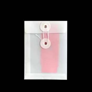 50pcs em Branco Translúcido Envelopes DIY Multifunções Cartão Envelope Jóia Colar Pulseira de Saco de Presente