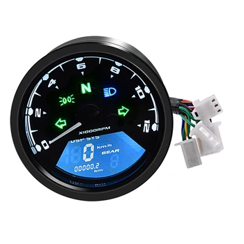 8-18V Universal LCD Tacômetro Digital do Velocímetro Odômetro de Motocicletas Suprimentos sensor Magnético