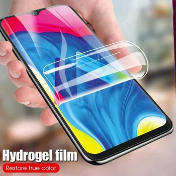9H Hidrogel Película Para Samsung Galaxy A5 A7 A9 J2 J8 2018 A6 A8 J4, J6 Além de 2018 Protetor de Tela do Filme de Caso