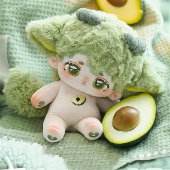 Abacate Estrelas Cordeiro de algodão boneca adequado para 20cm de tamanho nu bebê sem atributos boneca de presente de aniversário de menina menina bestie cute cute doll