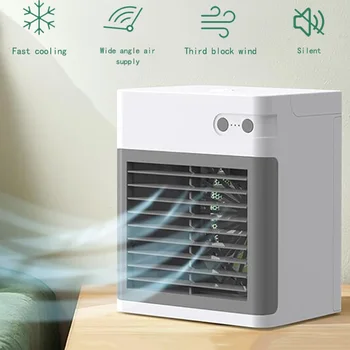 Ar condicionado portátil Fan Cooler com válvula de Saída de Ar e Três velocidades de Amplo ângulo de Saída de Ar e Resfriamento Rápido da Função