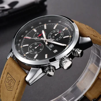 BENYAR Moda Cronógrafo Esporte Mens Relógios as melhores marcas de Luxo do Relógio de Quartzo Reloj Hombre 2017 Relógio Masculino hora relógio Masculino