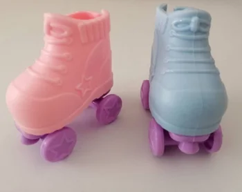 Boneca de plástico Brinquedos Boneca Sapatos de 22 Polegadas Boneca de Esqui Sapatos de Cor da Mistura 2 pares em um lote