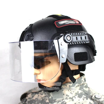 Capacete tático MICH2000 Casco com Óculos de Proteção Airsoft Paintball Combate Capacetes de Esportes ao ar livre Cabeça de equipamentos de Proteção