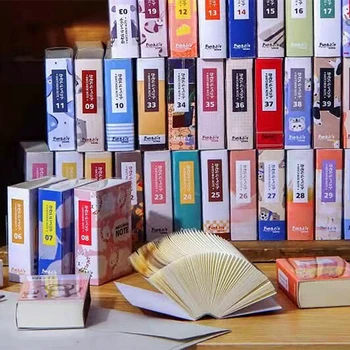 Chegada Nova Mini-Livro 1:12 Casa De Bonecas Em Miniatura Livro Modelo De Viragem De Página Do Caderno De Estudo Decoração