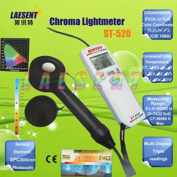 Chroma Medidor de Luz SENTRY ST-520 Temperatura de Brilho de Lâmpadas de LED Testador de Cor Medidor digital Medidor de lux