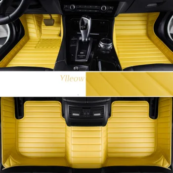 Colorido Cheio Coberto Impermeável Tapete Carro Personalizado de Tapetes para BMW X1 X3 X4 X5 X6 Z4 I8 M3 M4 M5 M6 I3 X5M X6M M2 530 528