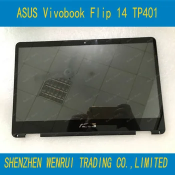 De 14 Polegadas LCD para Asus Vivobook Flip TP401 TP401N TP401CA Séries de Tela de Toque de Vidro do Digitalizador Assembly com Moldura
