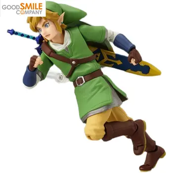 Em Estoque Bom Sorriso Original MAX FACTORY Figma The Legend of Zelda Link Segunda Edição Figura de Ação do Modelo de Presentes de natal