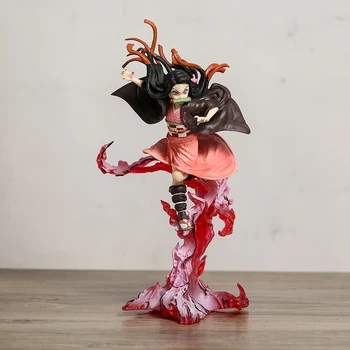 F Zero Demon Slayer Kimetsu não Yaiba Nezuko Kamado Sangue de Demônio Arte de PVC Figura Anime Figura de Modelo de Brinquedo Boneca de Presente