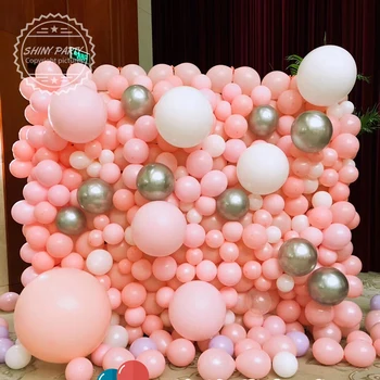 Festa de aniversário, Dia dos Namorados Decoração do Casamento em Balão de Alto Grau Candy Color Matte Balões de Látex de Festa Decoração de Hélio Bola