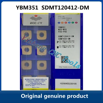 Frete grátis Original ZCC CT SDMT 120412 YBC302 SDMT120412-DM YBM351 YBD252 Fresa com Pastilhas de corte CNC ferramentas