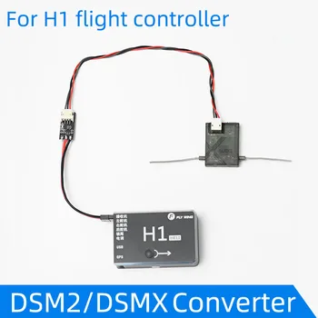 H1 Controlador de Vôo DSMX DSM2 DSM Receptor de Satélite Conector Conversor para Spektrum DX8 DX9 Rádio Tramsmitter