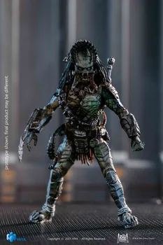 Hiya Brinquedos LP0124 AVP Alien VS Predador Lobo Predador Danos de Batalha Ver. 1/18 Figura De Ação