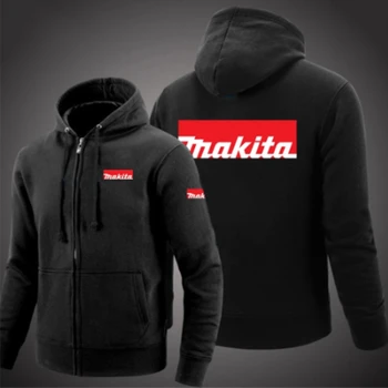 Homens Makita Logotipo Novo Moletom com capuz Casual, Pulôveres outono inverno de roupas quentes design Desportivo com Capuz Casacos