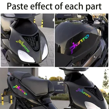 Impermeável personalizado, criativo laser motocicleta adesivos podem ser personalizados Para FIAT PUNTO 2012 a 2016 2017 2018 2019