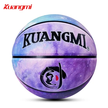 Kuangmi Nova noite Estrelada de Basquete Bola de PU, Material de tamanho Oficial de 7 de Rua de Formação de Basquetebol masculino de basquete