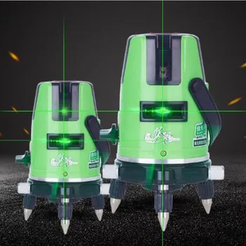 Laser verde Niveladora Ponto da Linha do Rotary 655nm Linha Laser de Nível de Nível de Pontos de Função de Inclinação