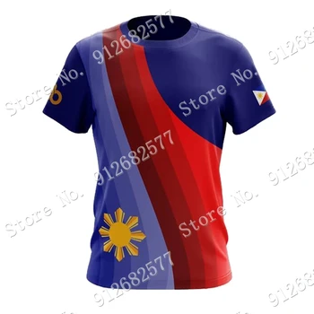 Maillot Filipinas Camisa 2022 França Tour de Ciclismo Jersey Time de Tops Casual Formação Técnica t-shirt