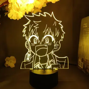 Mangá Wc Vinculado Hanako Kun Minamoto Kou Noite do Diodo emissor de Luz para a Decoração do Quarto Colorido com luz de presença Anime 3d Lâmpada Minamoto Kou