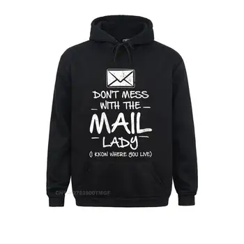 Mulheres não mexa Com O e-Mail Senhora - Rural - Portadora Engraçado Postal Streetwear Capuz Mens Hoodies Legal de Dia dos pais Retro Hoods
