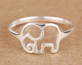 Oly2u Moda Ajustável Elefante Anéis Feminino Anel de Dedo anéis do Animal para mulheres, meninas, o Dia dos Namorados presente SYJZ028