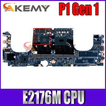 Para Lenovo ThinkPad P1 Gen 1 motherboard do portátil 17870-1 com CPU E2176M GPU N18P-Q3-A1 FRU 01YU933 DDR4 Totalmente e 100% Testado