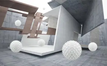 Personalizados em 3D papel de Parede Mural 3d tridimensional espacial futurista esfera criativa de fundo de Sala de estar, Quarto Murais de Parede
