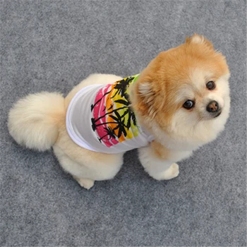 Roupas de Verão, Coletes Padrão de Lazer Hoodies Impresso Moda de Trajes, Acessórios para Cão Pequeno Chihuahua Bulldog