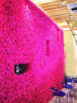 SPR Frete Grátis 10pcs/lot Artificiais de seda rosa flor de parede de casamento pano de fundo de palco arco flor da casa, o mercado da decoração floral