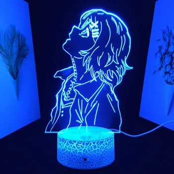 Tóquio Ghoul Figura Juuzou Suzuya para Decoração do Quarto do Nightlight Legal de Presente de Aniversário da Lâmpada Anime 3D da Noite do DIODO emissor de Luz Dropshipping