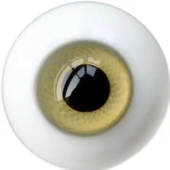 [wamami] 12mm 14mm 16mm 18mm Amarelo Olhos de Vidro, Olho BJD Boneca Dollfie Renascer Fazendo Artesanato